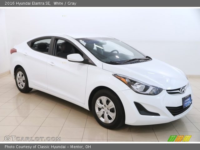 2016 Hyundai Elantra SE in White