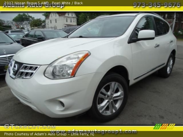 2012 Nissan Rogue S AWD in Pearl White