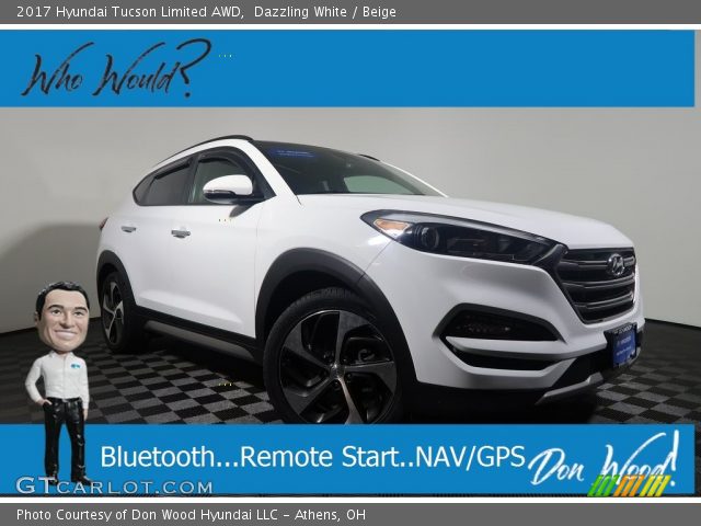 2017 Hyundai Tucson Limited AWD in Dazzling White