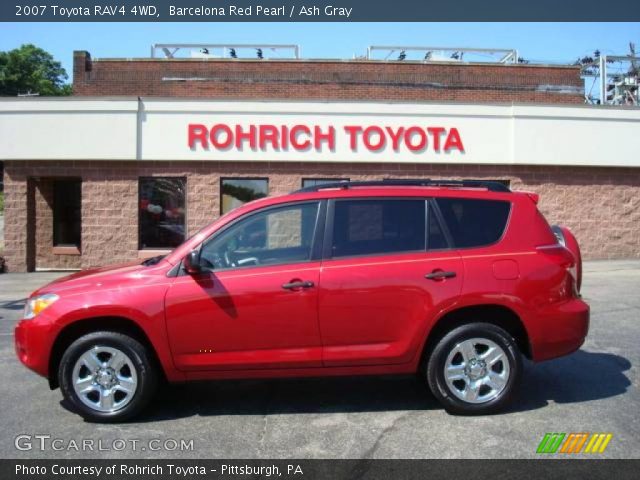 2007 Toyota RAV4 4WD in Barcelona Red Pearl