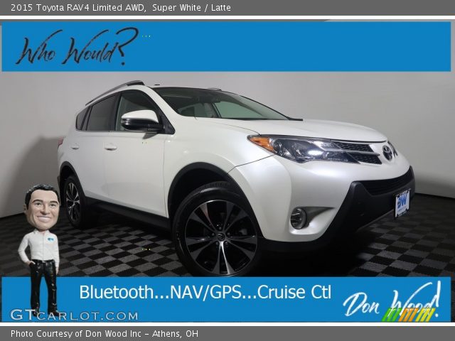 2015 Toyota RAV4 Limited AWD in Super White