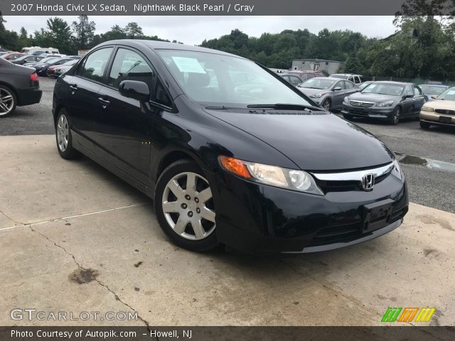 2007 Honda Civic LX Sedan in Nighthawk Black Pearl