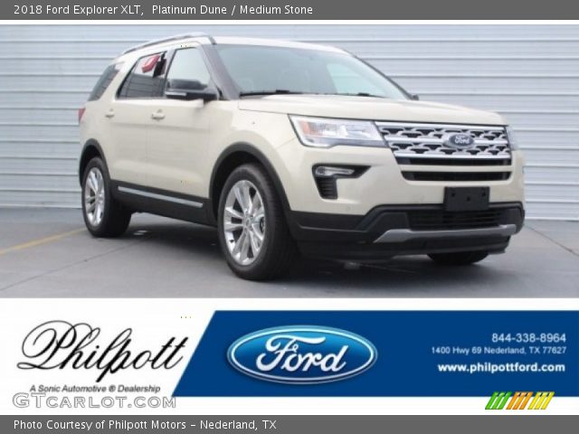 2018 Ford Explorer XLT in Platinum Dune