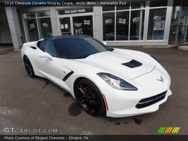 Arctic White 2016 Chevrolet Corvette Stingray Coupe