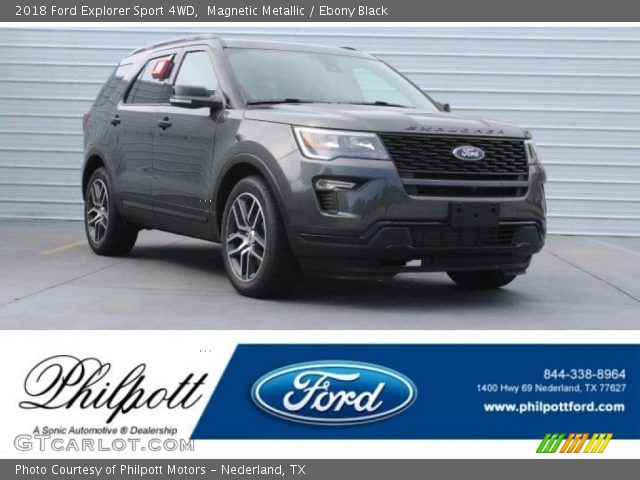 2018 Ford Explorer Sport 4WD in Magnetic Metallic