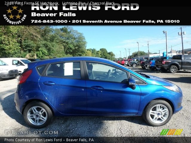2018 Ford Fiesta SE Hatchback in Lightning Blue