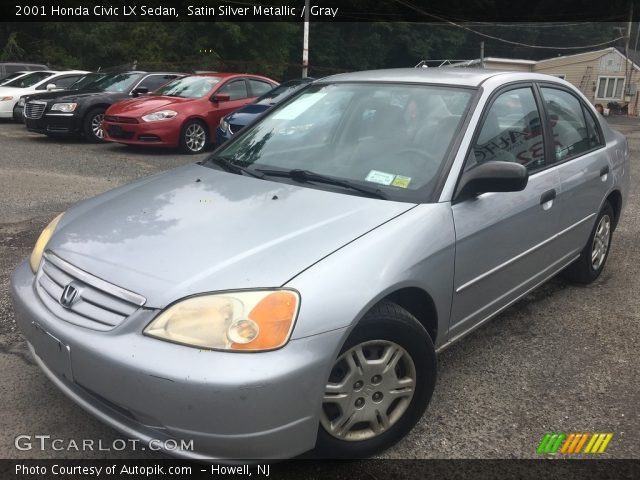 2001 Honda Civic LX Sedan in Satin Silver Metallic