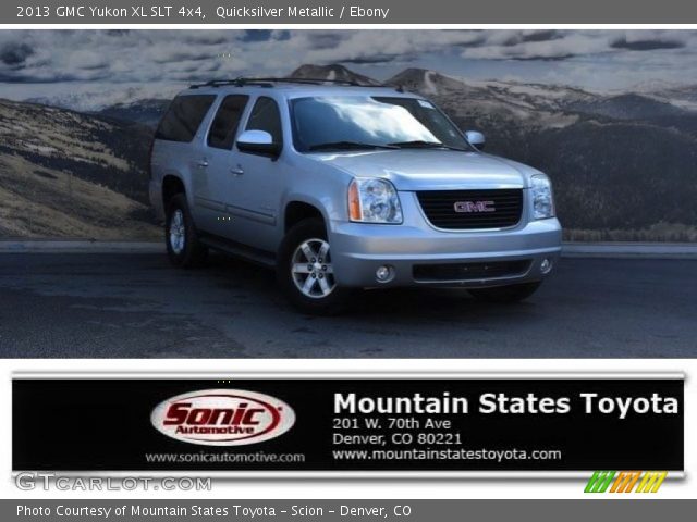 2013 GMC Yukon XL SLT 4x4 in Quicksilver Metallic