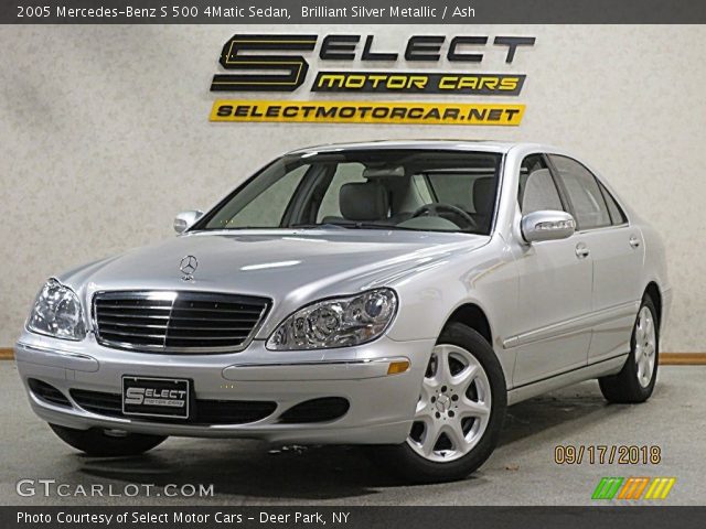 2005 Mercedes-Benz S 500 4Matic Sedan in Brilliant Silver Metallic