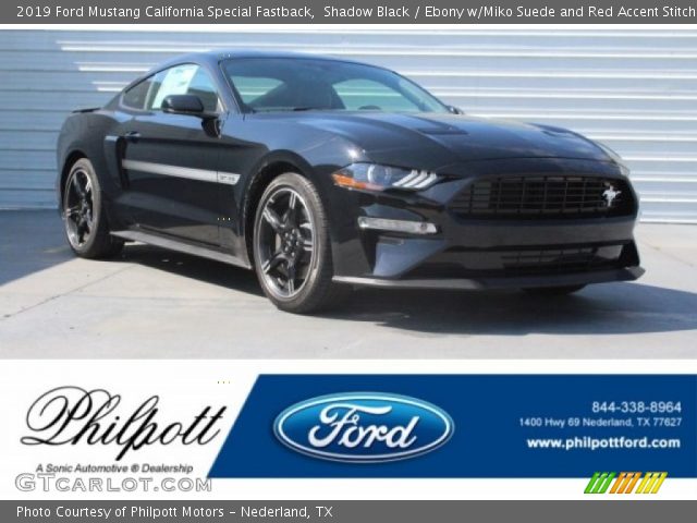 2019 Ford Mustang California Special Fastback in Shadow Black