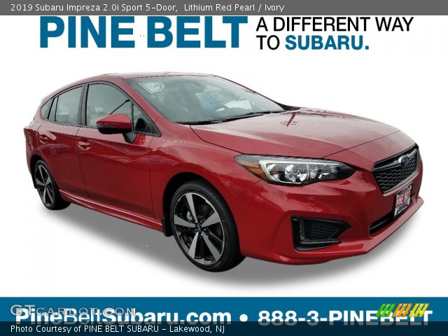 2019 Subaru Impreza 2.0i Sport 5-Door in Lithium Red Pearl