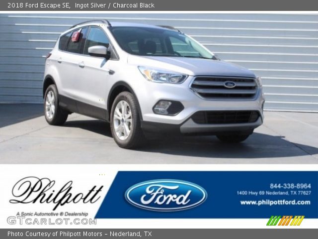 2018 Ford Escape SE in Ingot Silver