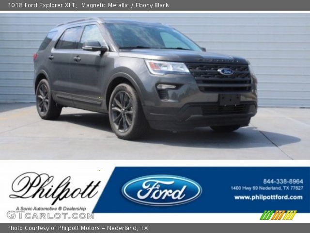 2018 Ford Explorer XLT in Magnetic Metallic