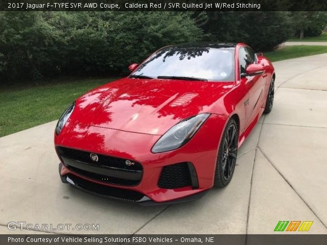 2017 Jaguar F-TYPE SVR AWD Coupe in Caldera Red