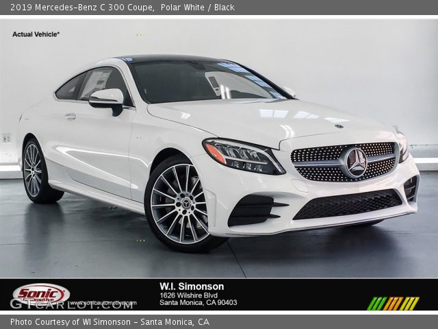2019 Mercedes-Benz C 300 Coupe in Polar White