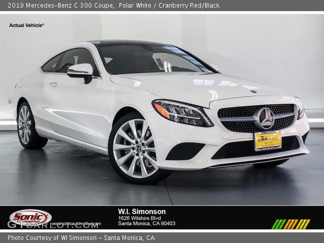 2019 Mercedes-Benz C 300 Coupe in Polar White