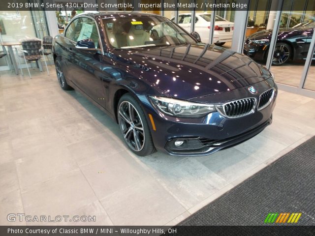 2019 BMW 4 Series 430i xDrive Convertible in Imperial Blue Metallic
