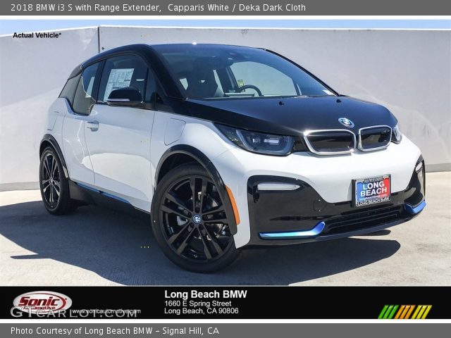 2018 BMW i3 S with Range Extender in Capparis White