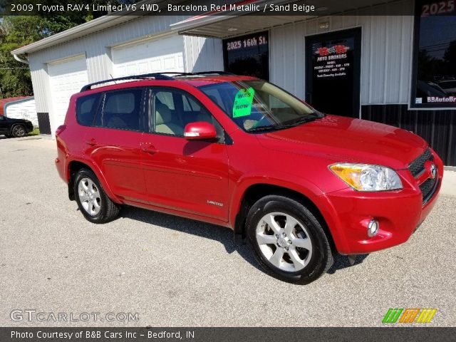 2009 Toyota RAV4 Limited V6 4WD in Barcelona Red Metallic