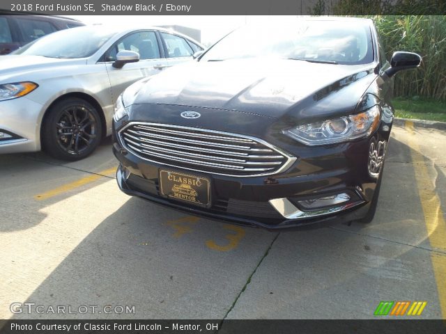 2018 Ford Fusion SE in Shadow Black