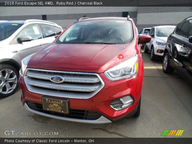 2018 Ford Escape SEL 4WD in Ruby Red
