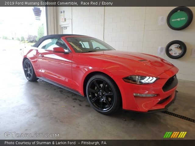 2019 Ford Mustang EcoBoost Convertible in Race Red