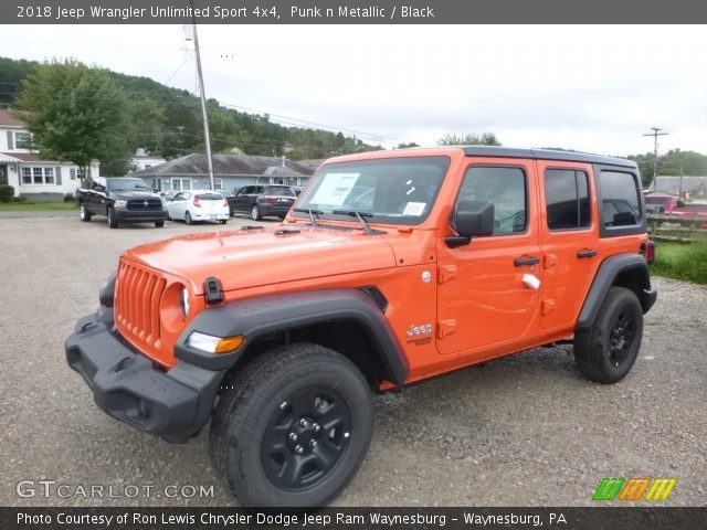 2018 Jeep Wrangler Unlimited Sport 4x4 in Punk n Metallic