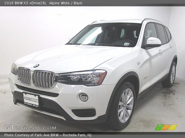 2016 BMW X3 xDrive28i in Alpine White