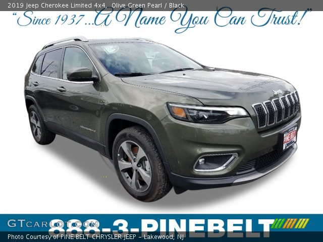 2019 Jeep Cherokee Limited 4x4 in Olive Green Pearl