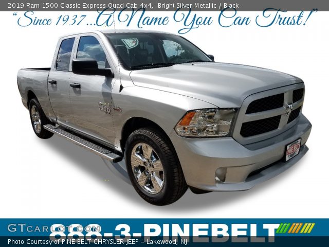 2019 Ram 1500 Classic Express Quad Cab 4x4 in Bright Silver Metallic