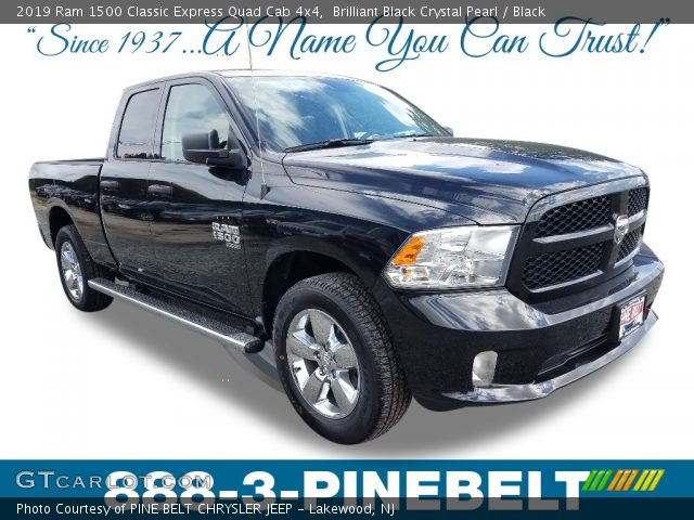 2019 Ram 1500 Classic Express Quad Cab 4x4 in Brilliant Black Crystal Pearl