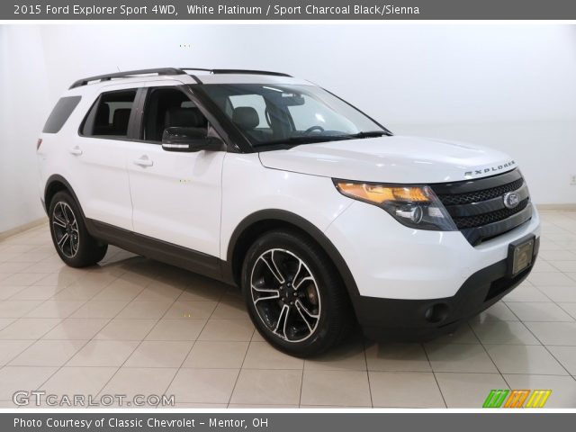 2015 Ford Explorer Sport 4WD in White Platinum