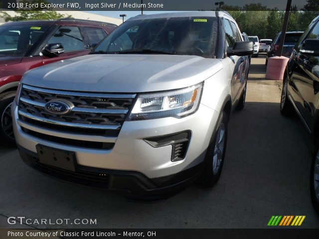 2018 Ford Explorer FWD in Ingot Silver