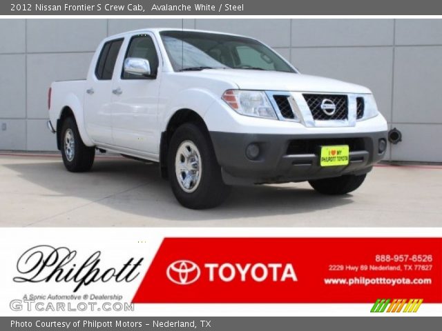2012 Nissan Frontier S Crew Cab in Avalanche White