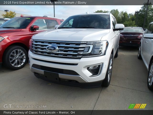 2018 Ford Expedition Limited 4x4 in White Platinum