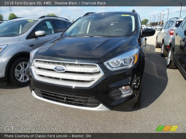2018 Ford Escape SEL 4WD in Shadow Black