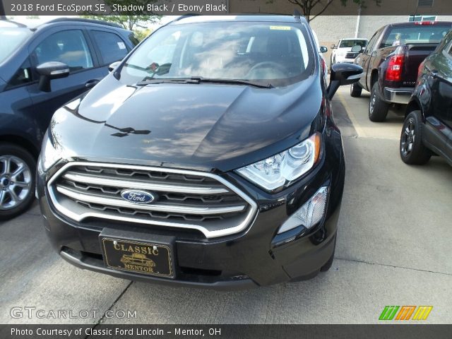 2018 Ford EcoSport SE in Shadow Black