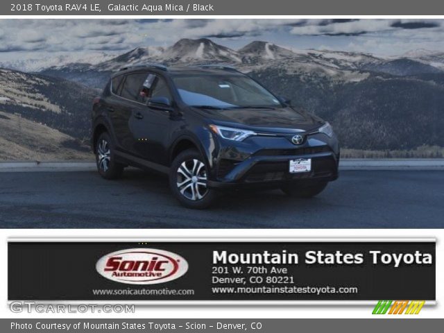 2018 Toyota RAV4 LE in Galactic Aqua Mica