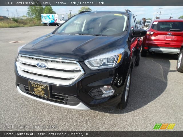 2018 Ford Escape SEL 4WD in Shadow Black