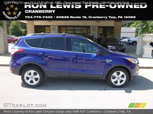 2013 Ford Escape SE 2.0L EcoBoost 4WD in Deep Impact Blue Metallic