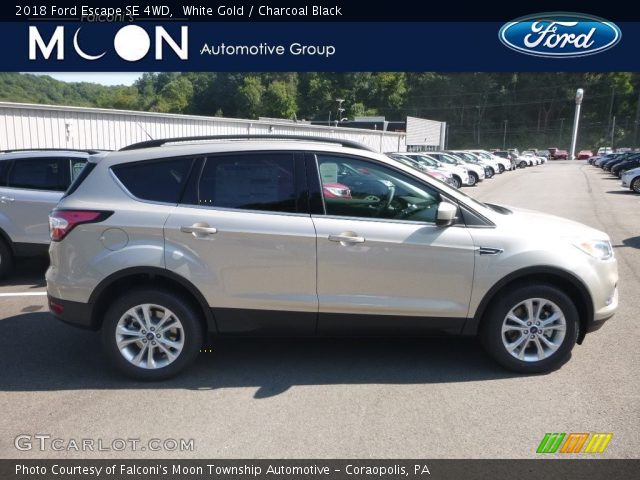 2018 Ford Escape SE 4WD in White Gold