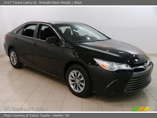 2017 Toyota Camry LE in Midnight Black Metallic