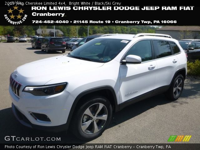 2019 Jeep Cherokee Limited 4x4 in Bright White