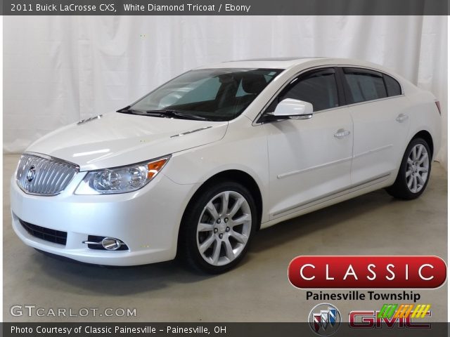2011 Buick LaCrosse CXS in White Diamond Tricoat