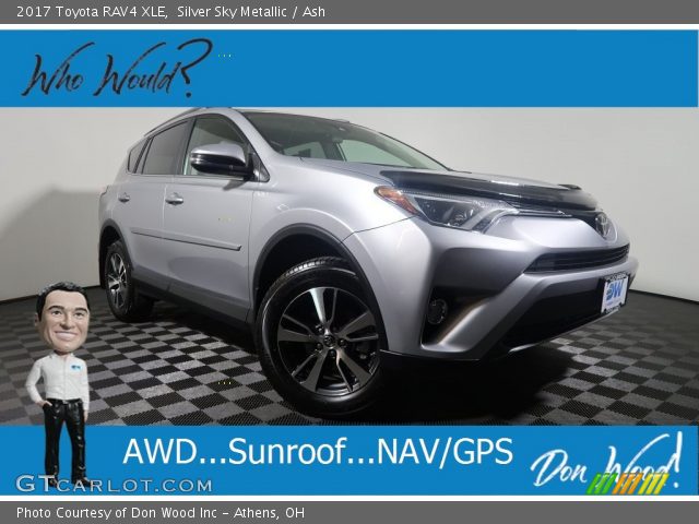 2017 Toyota RAV4 XLE in Silver Sky Metallic