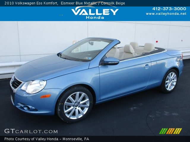 2010 Volkswagen Eos Komfort in Eismeer Blue Metallic
