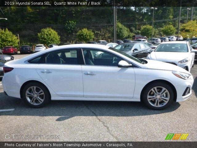 2019 Hyundai Sonata SEL in Quartz White Pearl