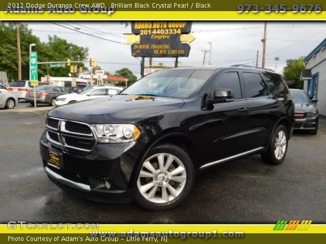 2012 Dodge Durango Crew AWD in Brilliant Black Crystal Pearl