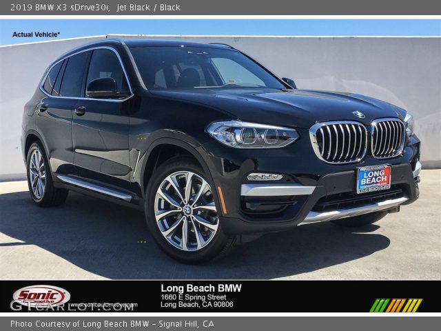 2019 BMW X3 sDrive30i in Jet Black