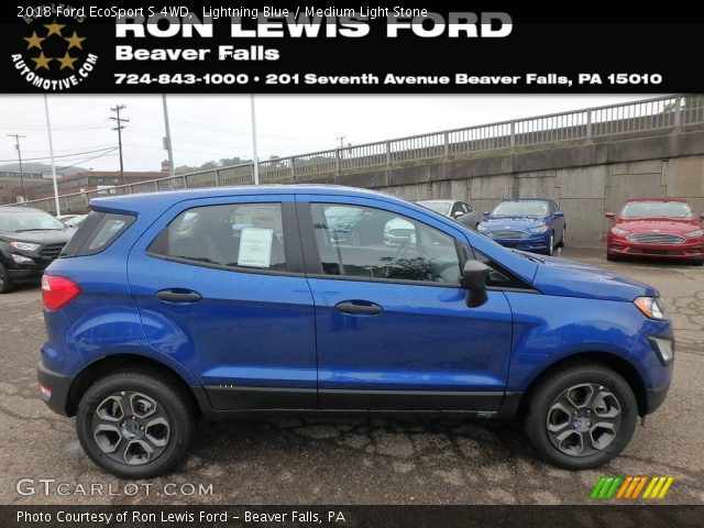 2018 Ford EcoSport S 4WD in Lightning Blue